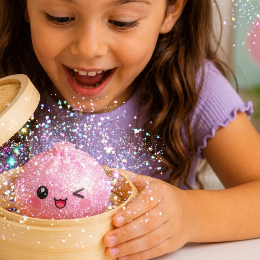 Viral Mystery Glitter Dumpling Squishy — Save with a 3-Pack Bundle