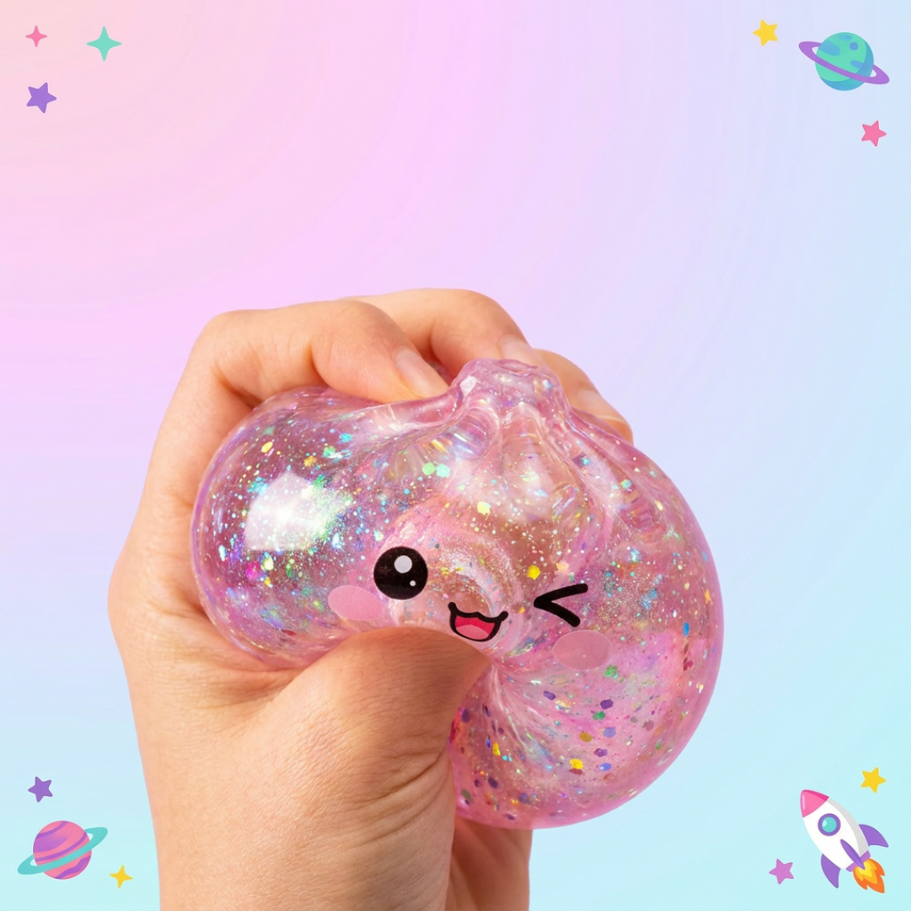 Viral Mystery Glitter Dumpling Squishy — Save with a 3-Pack Bundle